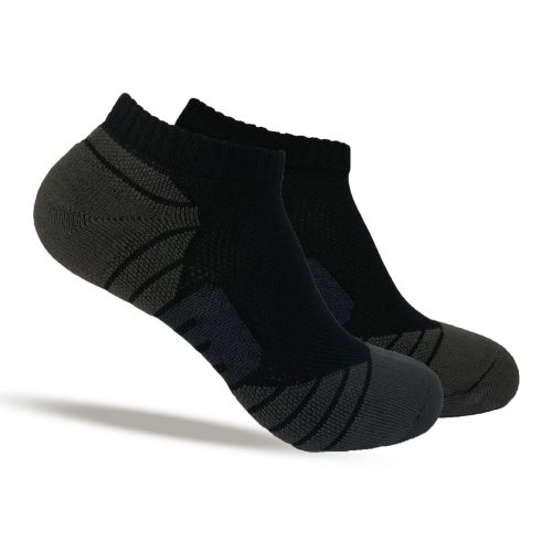 23 Patterned Dark Grey _ Black Ankle