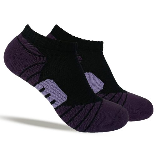 24 Wellness Black _ Purple ANkle